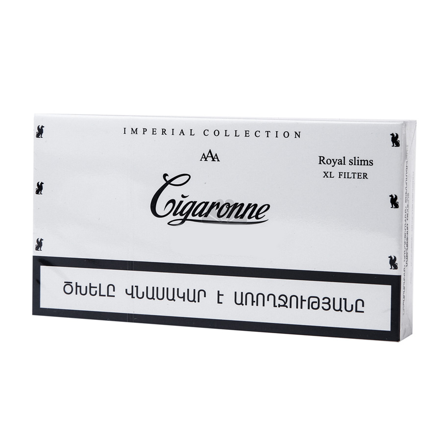 Сигареты Cigaronne Royal Slims XL White