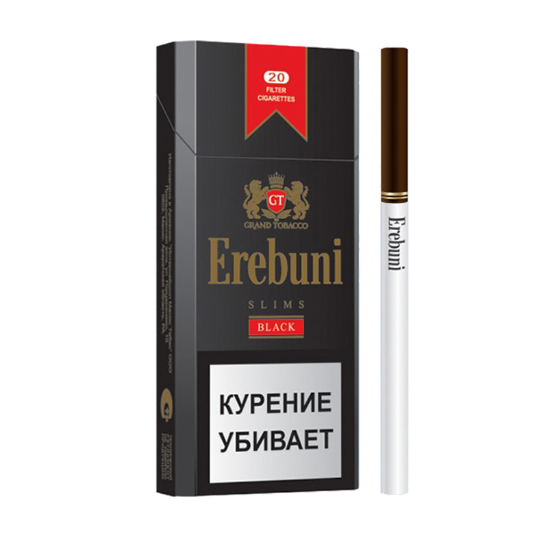 Сигареты Erebuni Black Slims 6.2/100